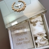 Convite de Padrinhos - Bíblia personalizada, Toalha personalizada, Aromatizador home spray no sachê.