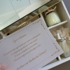 Convite de padrinhos luxo- 1 Bíblia personalizada, Vela aromática e Aromatizador de ambiente